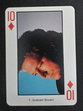 1990 The Best Of Country Music Playing Card 10 Diamonds T. Graham Brown