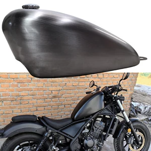 Silver Petrol Fuel Tank With Oil Cap For Honda Rebel CM300 CM500 2017-2023 ch - Picture 1 of 8