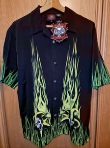 DRAGONFLY Original USA Shirt (New with Tag) Size XL / Harley Davidson,Nikki Sixx - Picture 1 of 4