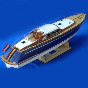 RC model DIY 1:32 68FT Wood RUNABOUT 26.3" 670mm RC wood model ship kit - Picture 1 of 12