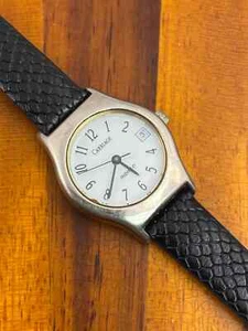 Vintage Carriage By Timex Women's Watch Indiglo Silver Tone 24mm - New Battery - Picture 1 of 7