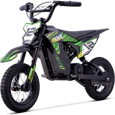 MotoTec 36v 300w HP122E Electric Dirt Bike Lithium Off Road Backyard - Green - Image 1 of 4