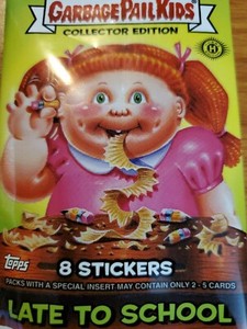 2020 Garbage Pail Kids GPK Series 1 Late to School Bruised BLACK *PICK ONE*