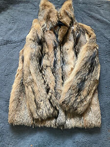 Vintage Genuine Real Red Fox Fur Jacket Animal Fur Coat 80’s Fully Lined OOAK ❤️