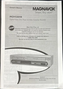 Magnavox MDV530VR Owners Manual - Picture 1 of 1