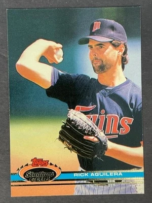 1991 Topps Stadium Club -  RICK AGUILERA # 76 - MT - Image 1 of 2