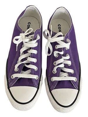 Converse Chuck Taylor All Star Low Purple Canvas Women 8 Mens 6 137837 NWOT - Image 1 of 4