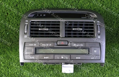 Lexus LS430 2001-2003 AC heat Controll switch unit with air vent bezel Oem Used - Image 1 of 4