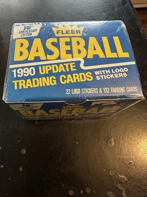 Juego completo de actualización de béisbol Fleer 1990 sellado de fábrica - Frank Thomas RC - Nolan Foto 1 de 2