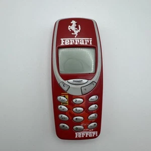 NOKIA 3310 Ferrari Phone And Cover Very Rare Brick Phone Collectible Red - Zdjęcie 1 z 8