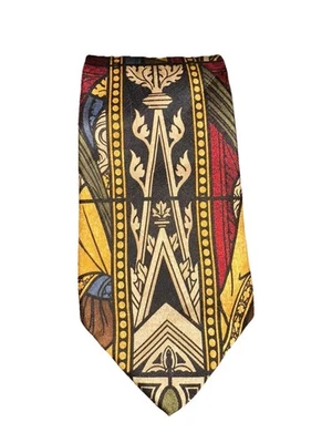 Corbata vintage años 80 80’s Claude Montana 100% seda firmada en París Foto 1 de 4