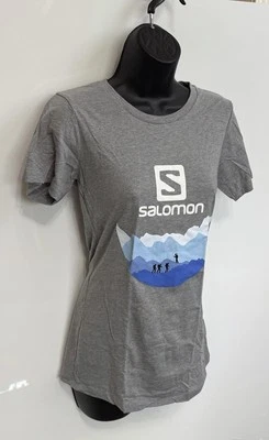 Salomon - Camiseta Mujer Cross-Run.  Cualquier día ajuste cómodo y estilo-mediano/gris Foto 1 de 4