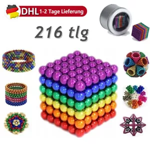 216pcs Starke Neodym Magnete Würfel Scheiben Kugeln Büro Basteln Befestigung Neu - Bild 1 von 13