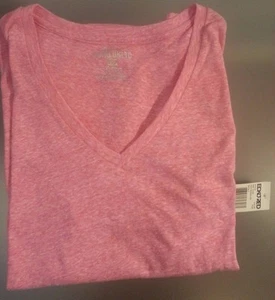 Ecko Unltd. Damen T-Shirt Rosa V-Ausschnitt Neu - Bild 1 von 3