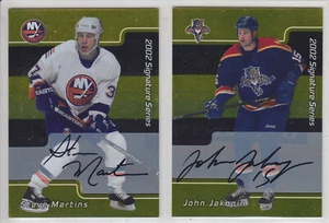2001-02 ITG BAP Signature GOLD AUTO STEVE MARTINS Autograph #019 Be A Player - Picture 1 of 1