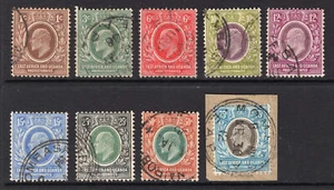 M13769 KUT-East Africa & Uganda Protectorates 1907-08 SG34/42 - 1907 Definitives - Picture 1 of 1