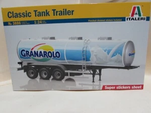 Italeri vintage 1/24 kit Classic Tank Trailer, modellismo statico, no Scania - Foto 1 di 3