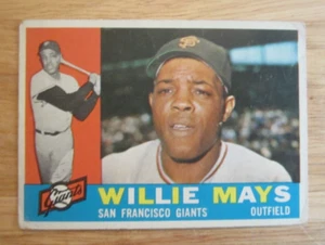 Willie Mays 1960 Topps #200 Trading Card MLB Baseball San Francisco Giants - Picture 1 of 10