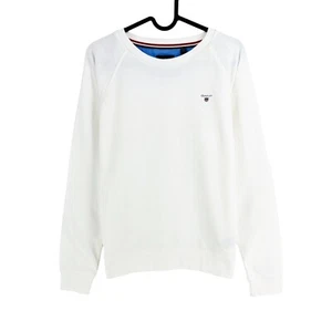 GANT Boys White Original Crew Neck Jumper Sweater Size 16 Years 176 cm - Picture 1 of 11