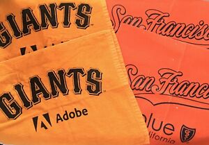 Lot Of 4 San Francisco Giants Rally Rags Towels