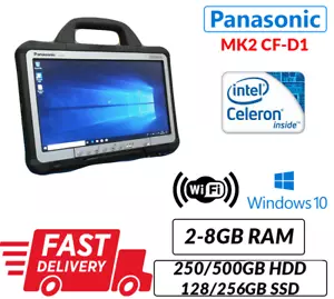 Grado A MK2 Panasonic Toughbook CF-D1 13.3" Diagnóstico Tableta Bluetooth Carga - Imagen 1 de 5