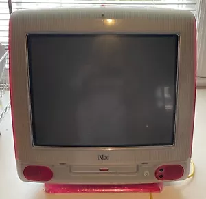 EUC, Apple iMac G3 Red/Pink, All in One, original disks, 1998 - Picture 1 of 2