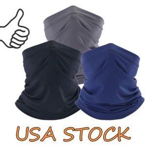Summer Face Scarf Mask UV Sun Sunscreen Neck Gaiter Bike Fishing Cool Bandana - Picture 1 of 20