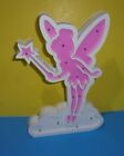 Tinkerbell Tinker Bell Disney Wood Lighted Wall Room Decor About 12" x 8"