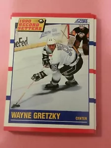 1990 Wayne Gretzky #347 Record Setters - Imagen 1 de 3