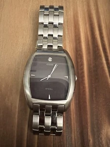 Guess Steel Men’s Watch New Battery Dark Gray Dial - Picture 1 of 7