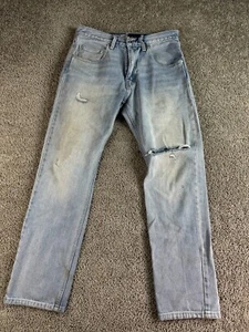 Levis Silver Tab Jeans Mens 31 Denim Straight Fit Pockets Casual 31x31 (31x32) - Picture 1 of 18