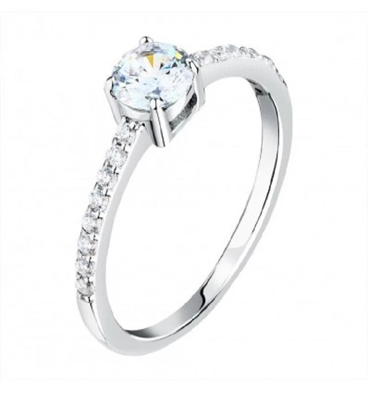 Anello MORELLATO TESORI SAIW179 016 Argento con cristallo bianco Misura 16 - Immagine 1 di 1