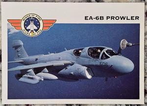 1992 Wings of Fire Collector Card #92, "EA-6B Prowler"                     (XX)