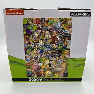 Puzzle Nickelodeon Acuario Años 90 Personajes 3000 Piezas 32"x45" 2019 Nuevo Precintado - Imagen 1 de 3