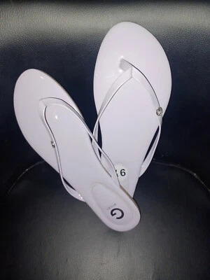 new womens shoes lavender G by GUESS THONG sandals 9.5  new - Image 1 of 4