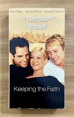 VHS ~ Keeping The Faith ~ Color ~ FS ~ PG-13 ~ 129 Mins. ~ 2000 ~ !L⚪️⚪️K! - Image 1 of 4