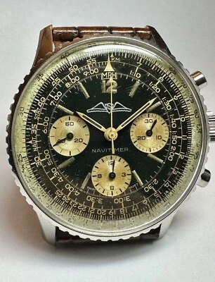 BREITLING NAVITIMER AOPA 806 Vintage Steel Chronograph Circa 1966 40mm Watch WOW - Image 1 of 4