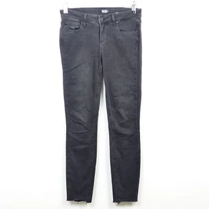 Jeans PAIGE Verdugo elasticizzato alla caviglia slim skinny nero taglia W26 - Foto 1 di 3