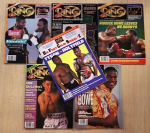 The Ring Magazine 1993 5 Month Set Bonus Tyson & Holyfield Poster NOS Boxing ++ - Picture 1 of 4