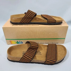 Sandali Birki's Curacao Birkenstock plantare mezzanotte castagno EU39 US8,5 stretti - Foto 1 di 11