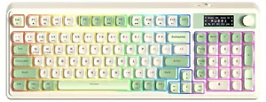 AULA S99 Pro Gaming mechanical Keyboard Tri-Mode with LCD screen Knob Adjustment - Picture 1 of 3