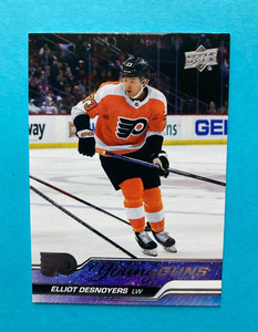 Elliot Desnoyers 2023-24 Upper Deck Series 1 Young Guns #219 Philadelphia Flyers