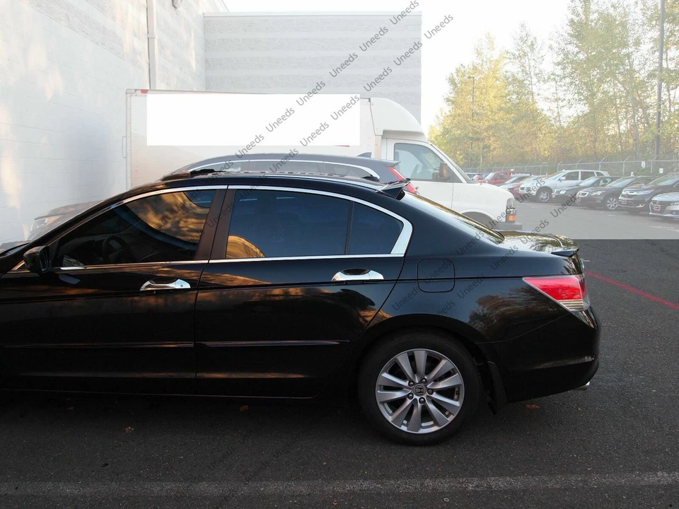 Para Honda Accord 2008-2012 4 puertas ABS negro techo trasero ventana visera alerón 3D JDM Foto 1 de 4