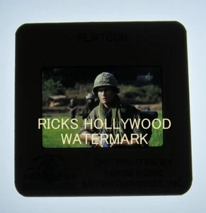 Originl Vietnam PLATOON 35mm Rare Home Video Slide #3 CHARLIE SHEEN - Picture 1 of 3