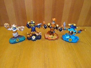 Skylanders Swap Force In-Game Variants Character Lot: 4 Swappable Figures - EUC
