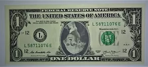 $1Dollar Bill - George Washington UPSIDE DOWN - NOT AN ERROR NOTE- NOVELTY BILL - Picture 1 of 3