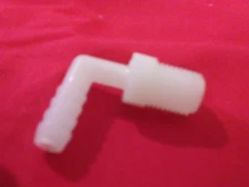 PLASTIC HOSE BARB ELBOW NYLON 1/4'' BARB X 1/4'' MPT
