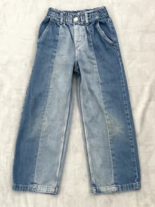 H&M Jeans Girls 6X Blue Wide Leg Baggy - Picture 1 of 8