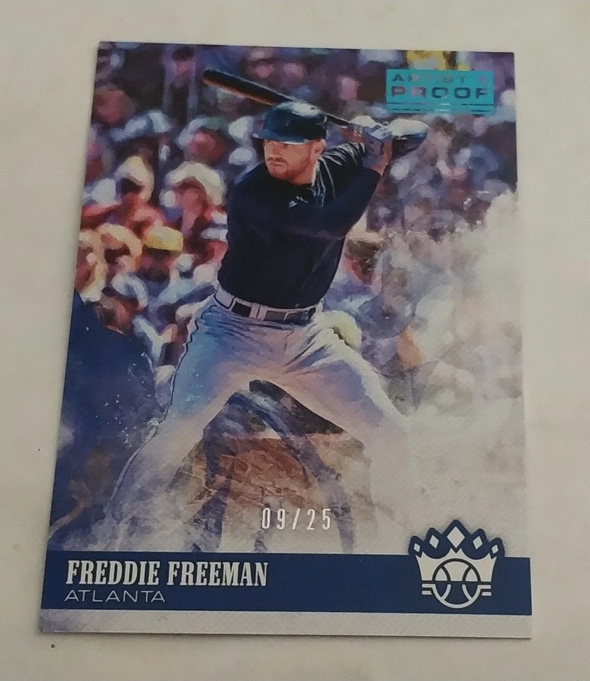 2018 FREDDIE FREEMAN Panini Diamond Kings Artist Proof BLUE #143 (9/25) DODGERS - Image 1 of 1
