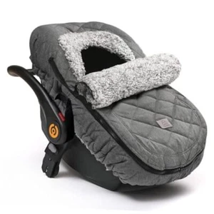 Car Seat Cover Baby: Winter Infant Carseat Canopy for Boy Girl Heather Grey - Picture 1 of 7